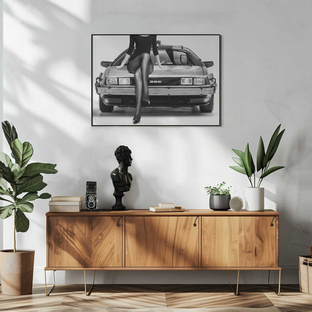 Sleek Car Sophistication Art Print UK — Portrait Vibrant Wall Art — Living Room — Wall It All Prints