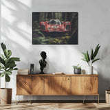 Forgotten Race Car Art Print UK — Dark Moody Calm Wall Art — Living Room — Wall It All Prints