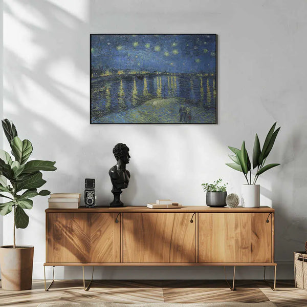 The Starry Night Over The Rhone Vincent Van Gogh
