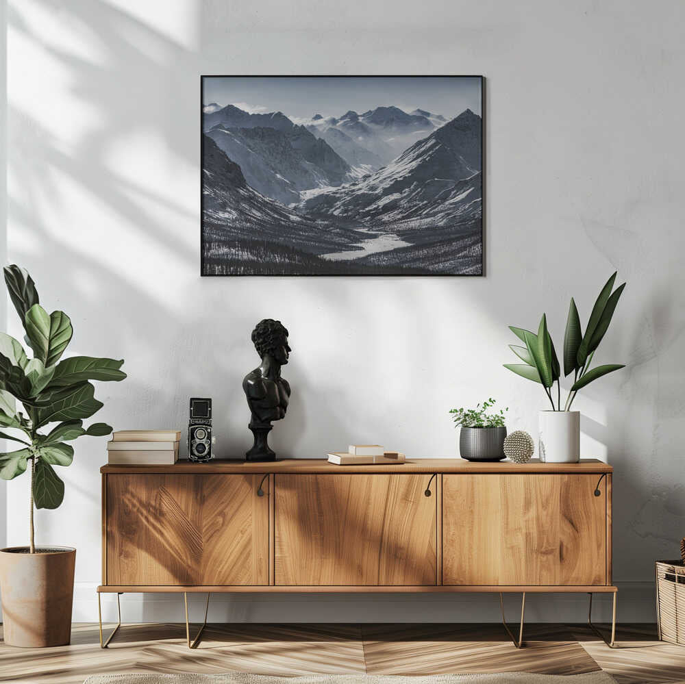 Mighty Alaska Art Print UK — Japanese Calm Wall Art — Bedroom — Wall It All Prints