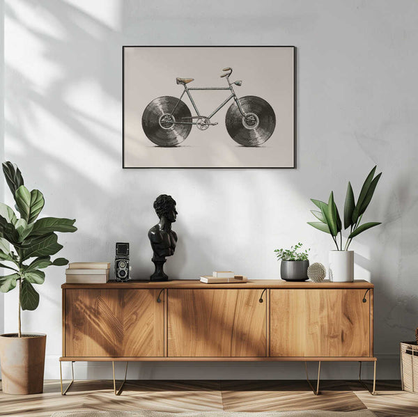Vintage Vinyl Bicycle