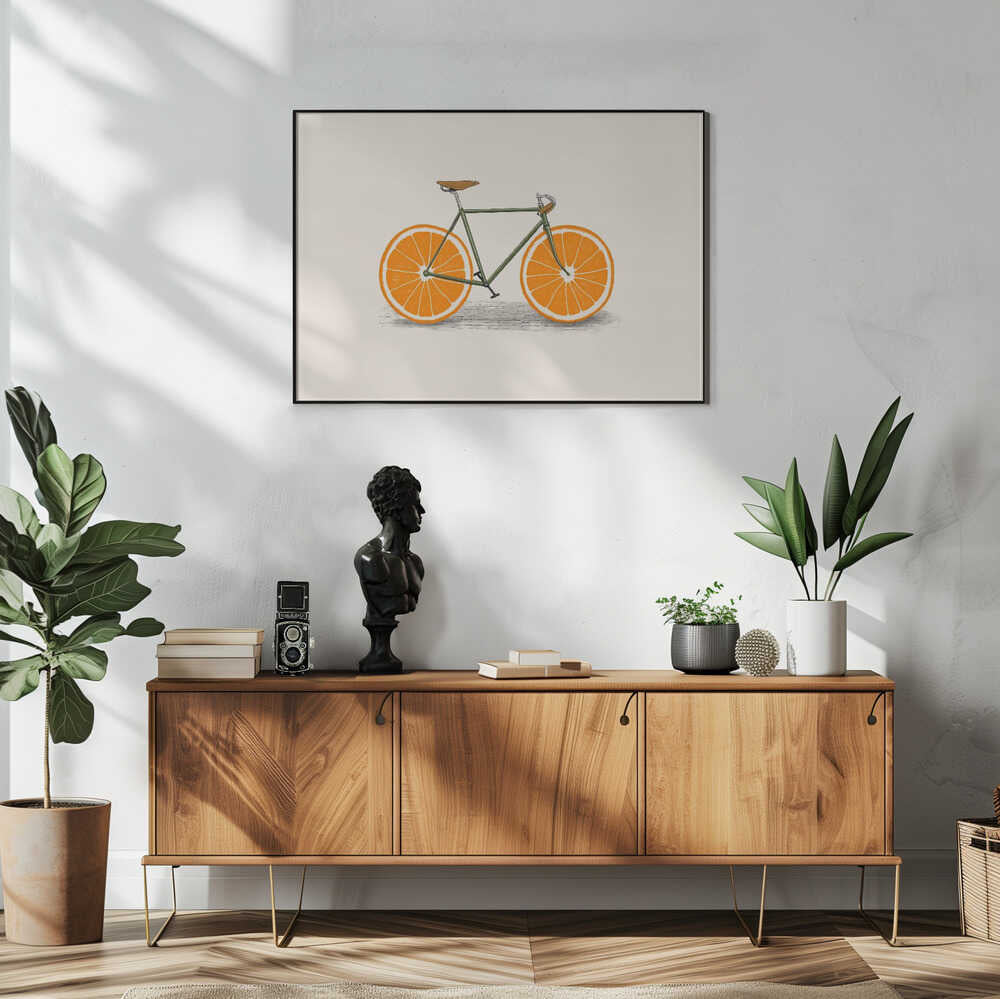Citrus Cycle Art Print UK — Vintage Vibrant Wall Art — Kitchen — Wall It All Prints