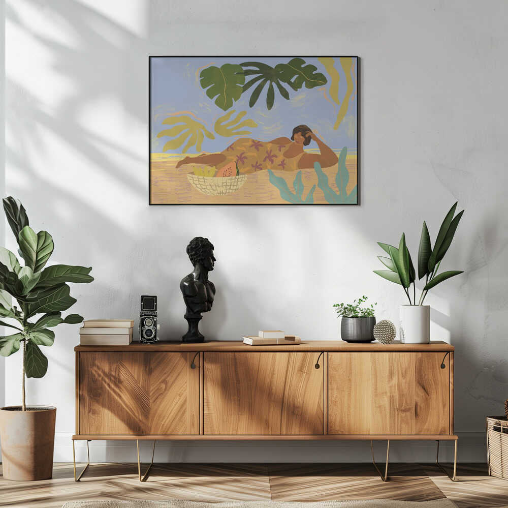 Lazyday Art Print UK — Botanical Vibrant Wall Art — Kitchen — Wall It All Prints