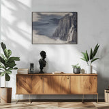 Misty Mountain Peaks Art Print UK — Dark Moody Calm Wall Art — Living Room — Wall It All Prints
