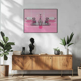 Retro Pink Sink Faucet