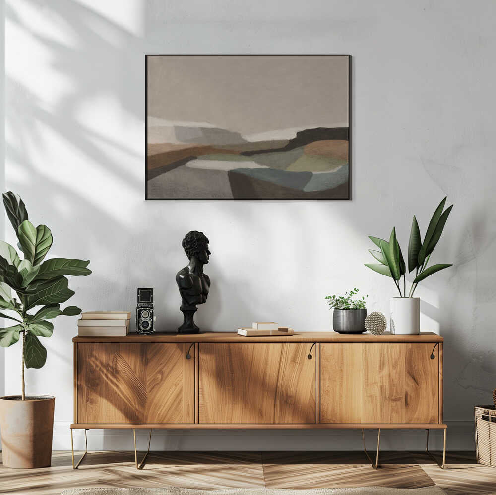 Montego Art Print UK — Abstract Minimal Wall Art — Office — Wall It All Prints