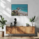 Orange Villa Turquoise Sea Del Mundo Imagery
