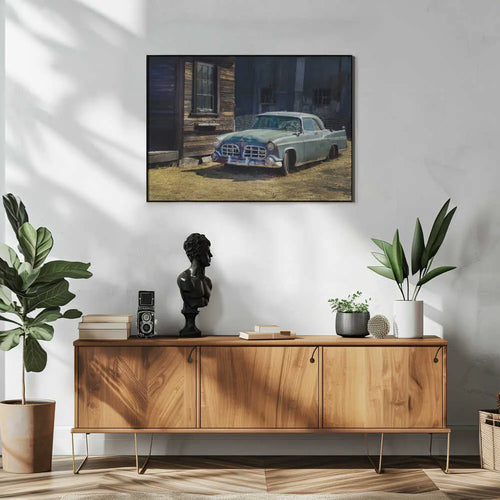 Abandoned Classic Car Art Print UK — Vintage Fresh Wall Art — Living Room — Wall It All Prints