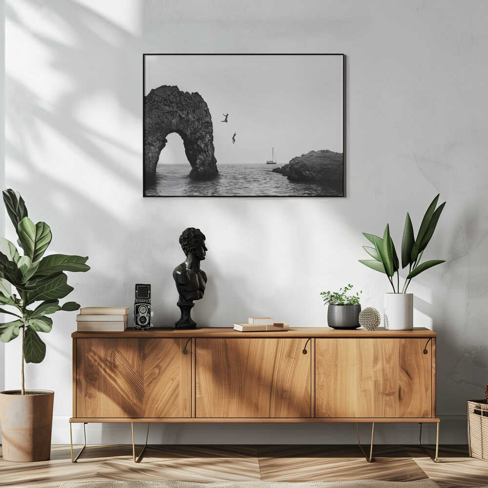 Dip Art Print UK — Dark Moody Dark Wall Art — Living Room — Wall It All Prints