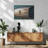 Classic Car Chrome Detail Art Print UK — Abstract Elegant Wall Art — Living Room — Wall It All Prints