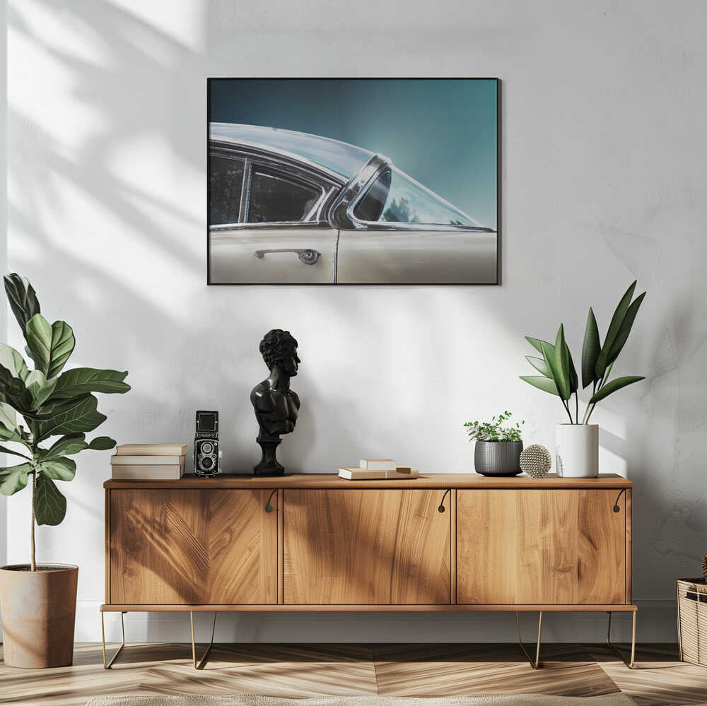 Sleek Vintage Automobile Art Print UK — Vintage Elegant Wall Art — Living Room — Wall It All Prints