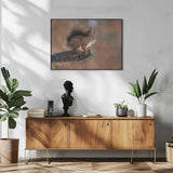 Curious Red Squirrel Art Print UK — Landscape Fresh Wall Art — Living Room — Wall It All Prints