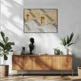Ancient Stepwell Stairs Art Print UK — Abstract Vibrant Wall Art — Living Room — Wall It All Prints