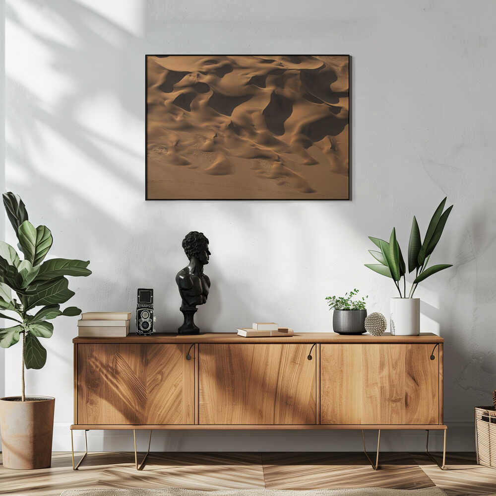 Golden Desert Dunes