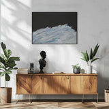 Crashing Dark Waves Art Print UK — Abstract Dark Wall Art — Living Room — Wall It All Prints