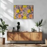 Bright Pink Citrus Pattern