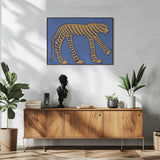 Stylized Blue Tiger