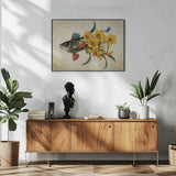 Spring Fish Fantasy Art Print UK — Botanical Vibrant Wall Art — Living Room — Wall It All Prints