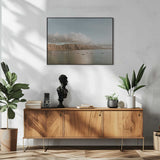 Serene Sailboat Bay Art Print UK — Dark Moody Calm Wall Art — Bedroom — Wall It All Prints