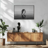 Woman In Water Reflection Art Print UK — Abstract Calm Wall Art — Bedroom — Wall It All Prints