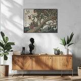 Japanese Apple Tree Landscape Art Print UK — Japanese Calm Wall Art — Kitchen — Wall It All Prints