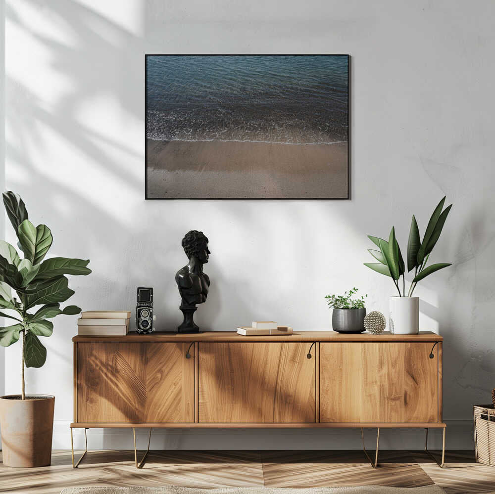 Gentle Ocean Waves Art Print UK — Landscape Calm Wall Art — Bedroom — Wall It All Prints