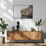 Mediterranean Cliffside Escape Art Print UK — Landscape Calm Wall Art — Bedroom — Wall It All Prints