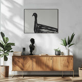 Abstract Crane Drawing Art Print UK — Abstract Vibrant Wall Art — Office — Wall It All Prints