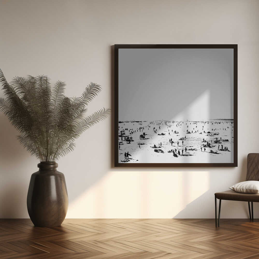 Beach No2 Art Print UK — Abstract Vibrant Wall Art — Office — Wall It All Prints