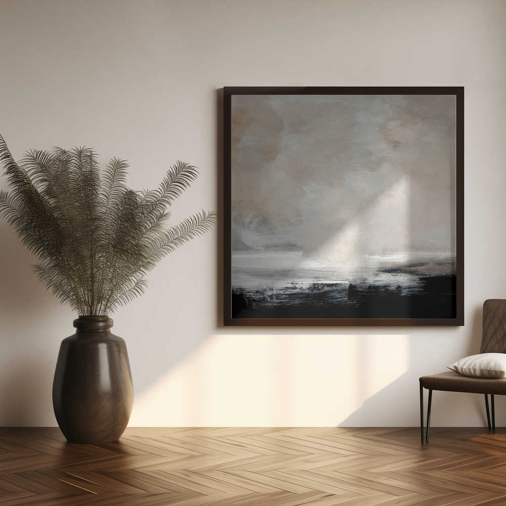 Clouds Art Print UK — Abstract Minimal Wall Art — Office — Wall It All Prints