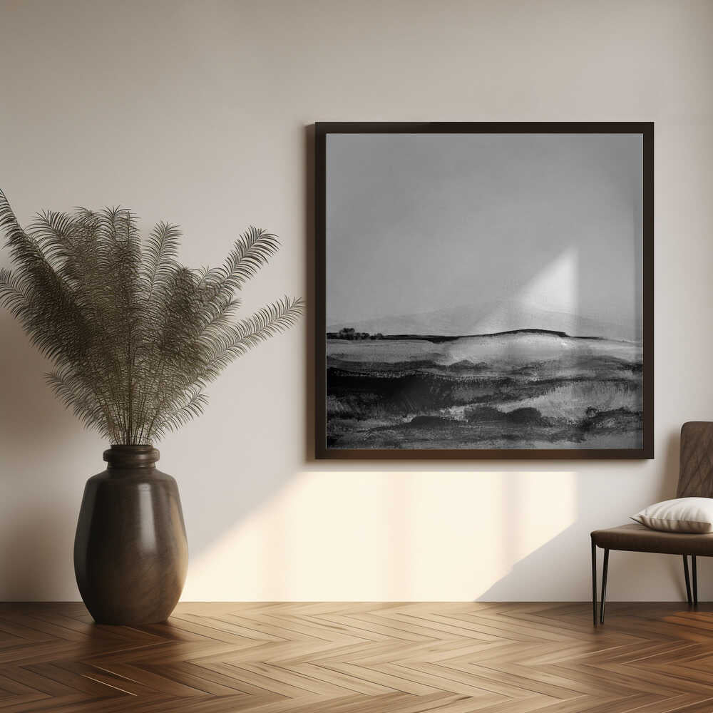 Mono Landscape No1 Art Print UK — Abstract Vibrant Wall Art — Bedroom — Wall It All Prints