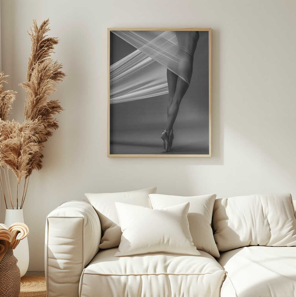 Graceful Ballet Form Art Print UK — Abstract Calm Wall Art — Office — Wall It All Prints