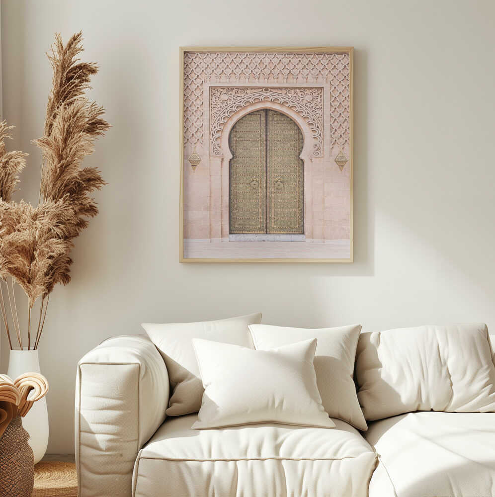 Boho Door Art Print UK — Abstract Vibrant Wall Art — Living Room — Wall It All Prints