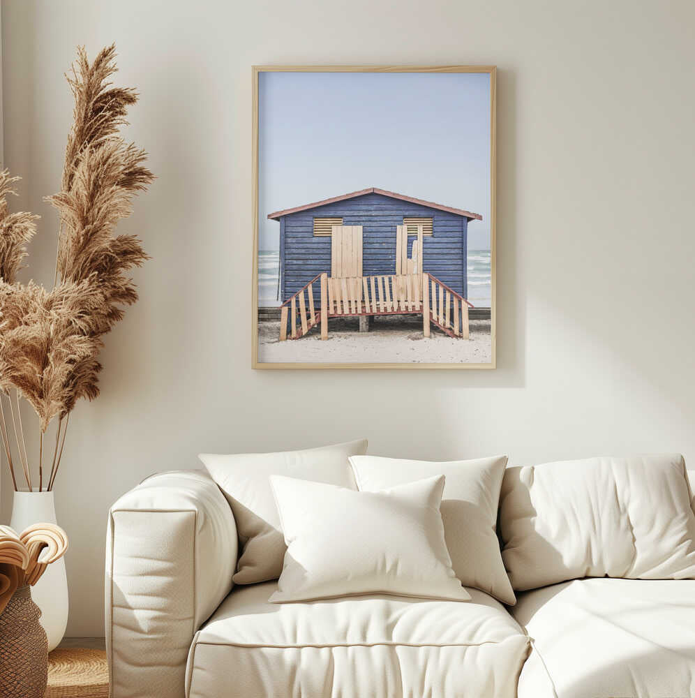 Beachside Retreat Art Print UK — Abstract Calm Wall Art — Bedroom — Wall It All Prints