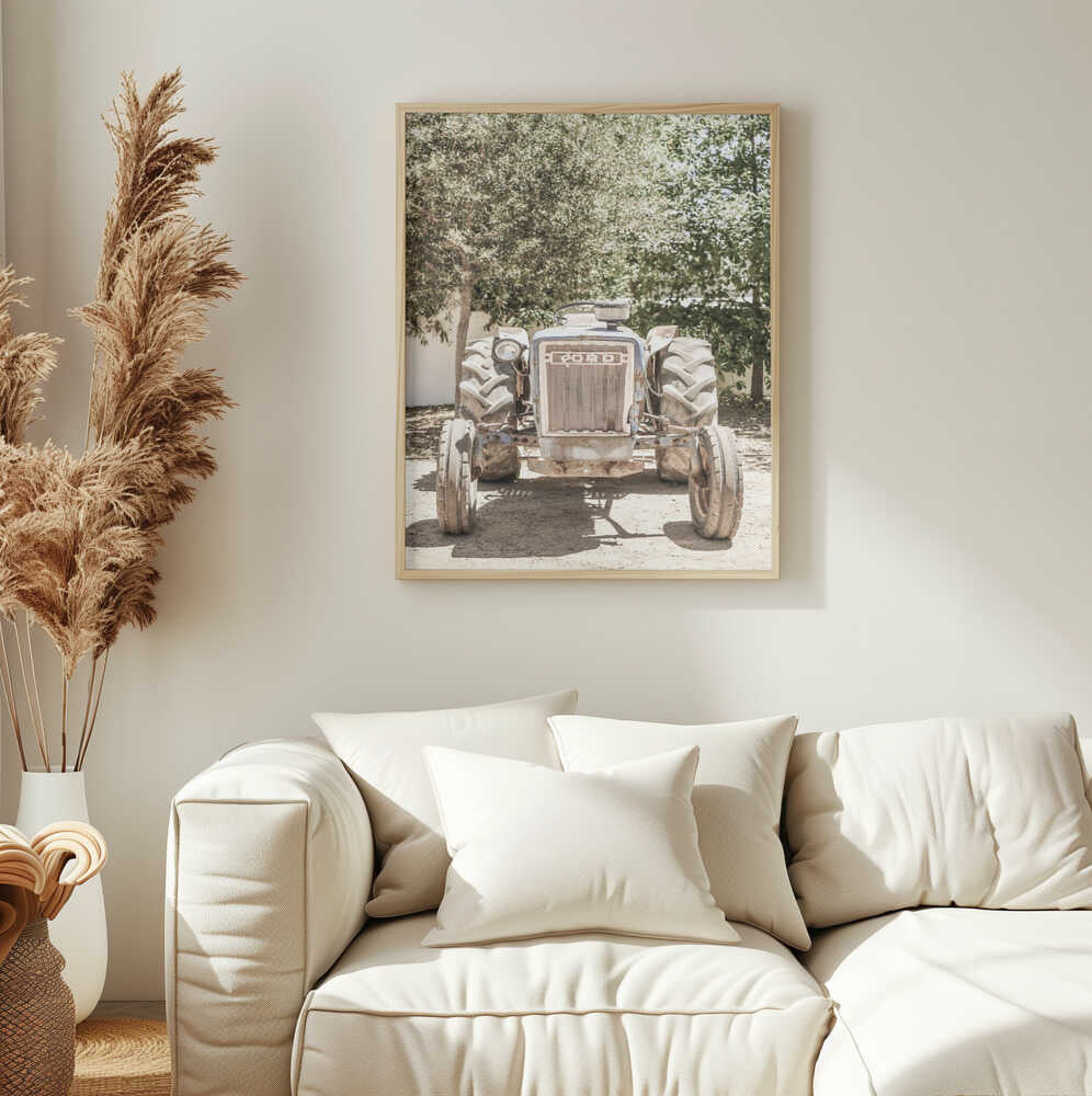 Rugged Tractor Scene Art Print UK — Vintage Fresh Wall Art — Living Room — Wall It All Prints