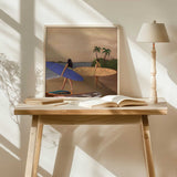 Tropical Surf Sunset Art Print UK — Landscape Warm Wall Art — Living Room — Wall It All Prints
