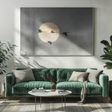 Flying Cranes Sun Art Print UK — Dark Moody Calm Wall Art — Living Room — Wall It All Prints