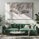 Sandhill Crane Winter Wings Art Print UK — Landscape Calm Wall Art — Living Room — Wall It All Prints