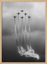 Formation Smoke Trails Art Print UK — Dark Moody Dark Wall Art — Living Room — Wall It All Prints