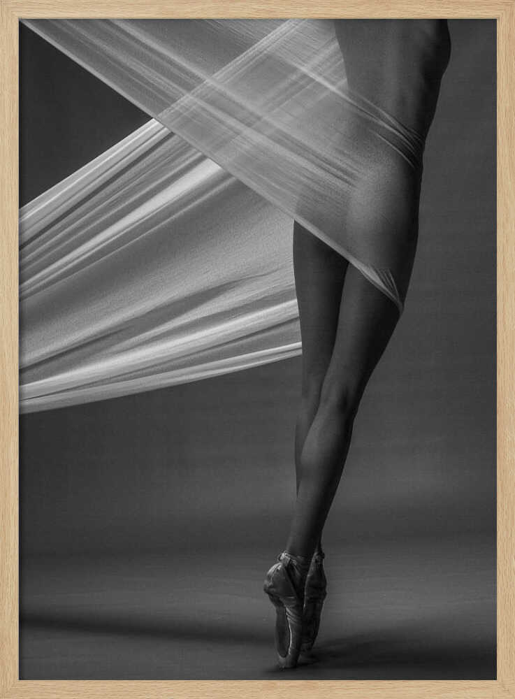 Graceful Ballet Form Art Print UK — Abstract Calm Wall Art — Office — Wall It All Prints