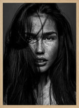 Captivating Freckled Gaze