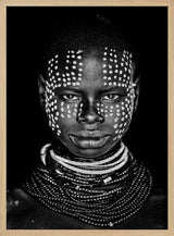 African Dotted Portrait