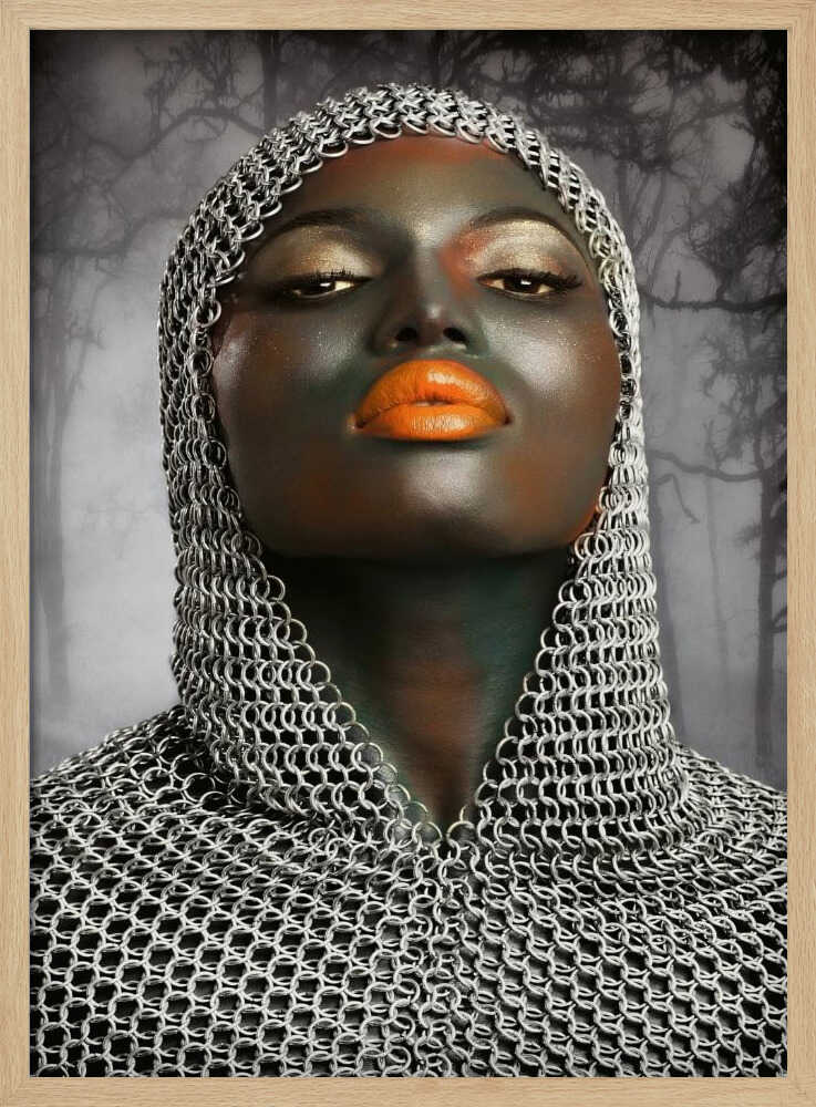 Dark Fantasy Warrior Art Print UK — Dark Moody Dark Wall Art — Living Room — Wall It All Prints