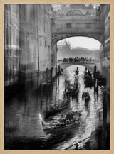 Venetian Canal Motion Art Print UK — Vintage Dark Wall Art — Living Room — Wall It All Prints
