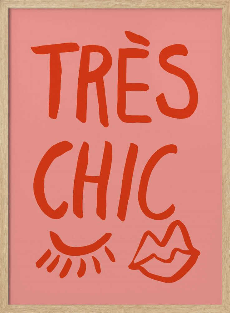 Très Chic Style Art Print UK — Abstract Minimal Wall Art — Office — Wall It All Prints