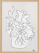 Minimalist Floral Drawing