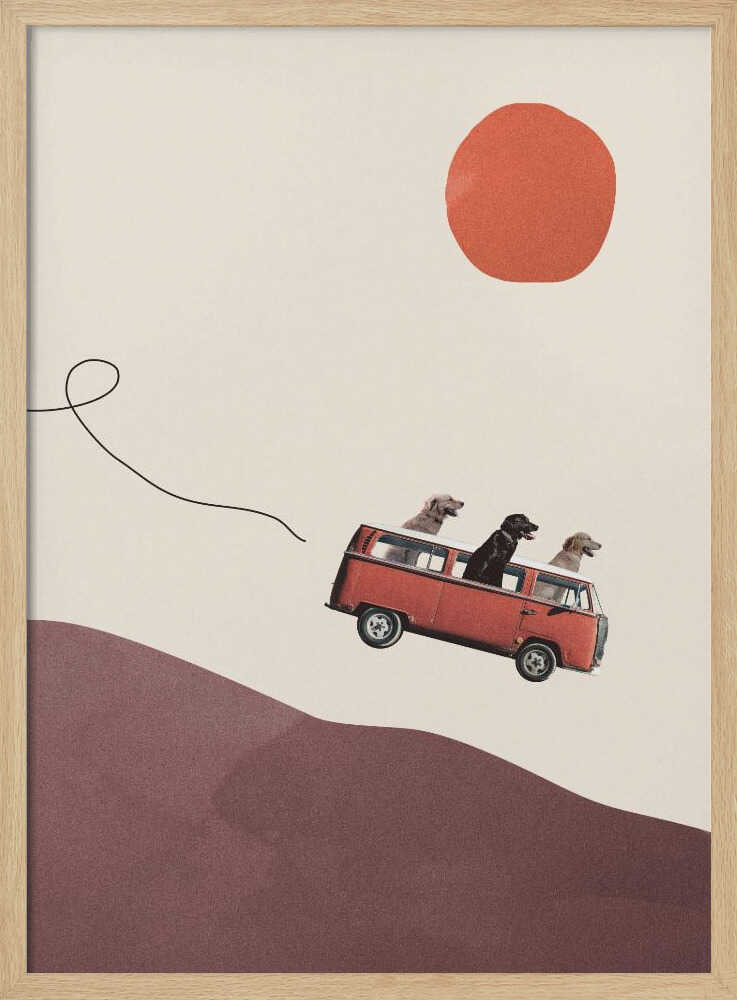Adventure gang Art Print UK — Abstract Minimal Wall Art — Office — Wall It All Prints