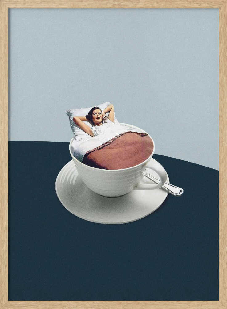 Untitled Art Print UK — Portrait Vibrant Wall Art — Bedroom — Wall It All Prints