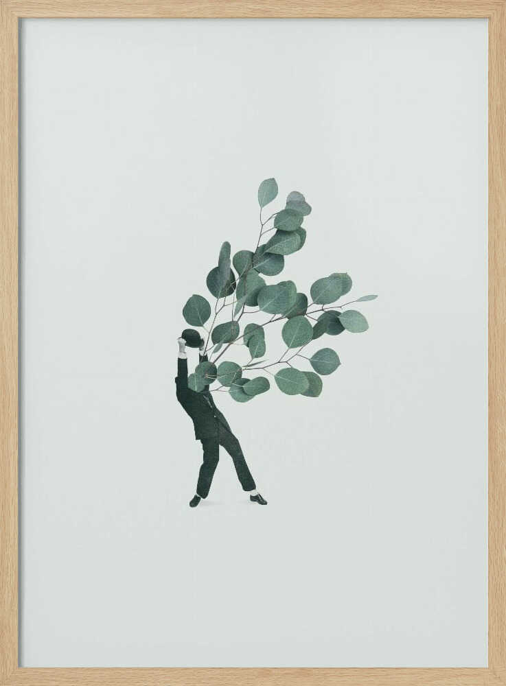 The extravert Art Print UK — Botanical Minimal Wall Art — Office — Wall It All Prints