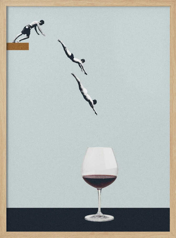 Your best friends forget you get old Art Print UK — Abstract Minimal Wall Art — Kitchen — Wall It All Prints